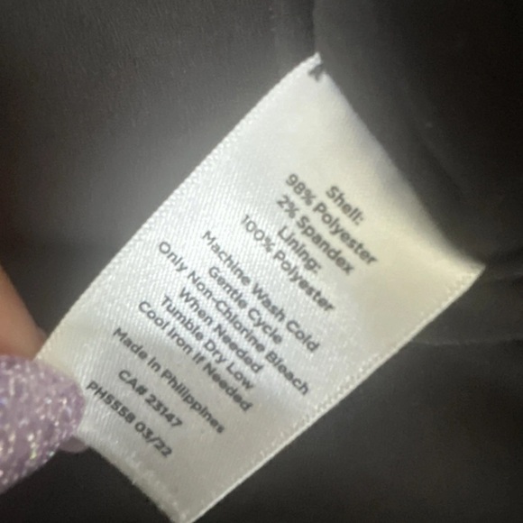 NWT Talbots Women's Sz L Off The Shoulder Long Sleeve Elastic Waist Midi Dress - Picture 11 of 12